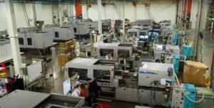 Injection molding machine facility