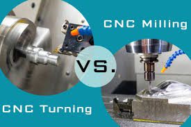 cnc turning vs milling